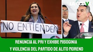 PRI PIERDE UNA SENADORA en PARTIDO de ALITO YA NO SE ESCUCHA ACUSA la EXPRIISTA [upl. by Riella54]