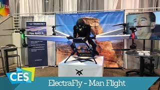 CES 2019  ElectraFly  Personal Manned Flight Drone [upl. by Hada]