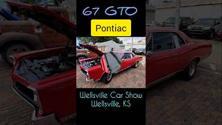 1967 Pontiac GTO carshow gto pontiac automobile musclecar kansas shorts [upl. by Nnalatsyrc]