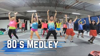 80s MEDLEY  ZUMBA FITNESS [upl. by Airahs]