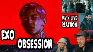 EXO  OBSESSION MV amp LIVE Reaction Are We Obsessed [upl. by Ybreh]