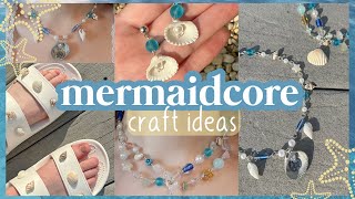 Mermaidcore DIYs to make when youre bored this summer using REAL seashells [upl. by Brittni520]