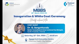 MBBS 19th Batch 20242025 Inauguration amp White Coat Ceremony [upl. by Jaine889]