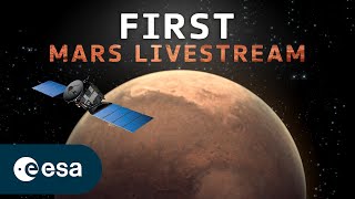 First livestream from the Red Planet [upl. by Inilahs77]