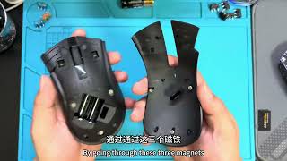 RAZER DEATHADDER V2 X HYPERSPEED 雷蛇炼狱蝰蛇 V2 X 极速版拆解微动更换视频。 [upl. by Alleroif59]