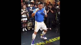 Manny Pacquiao FINAL WORKOUT before Rukiya Anpo FIGHT in JAPAN [upl. by Shien535]