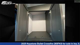 Unbelievable 2025 Keystone Bullet Crossfire Travel Trailer RV For Sale in Ina IL  RVUSAcom [upl. by Tiena]