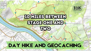 Geocaching Mystery Cache 10 Miles Between 2 Stages Day Hike in New Jersey [upl. by Junie]