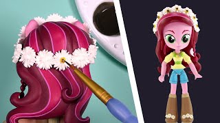 CUSTOM My Little Pony GLORIOSA DAISY Legend of Everfree Equestria Girls Minis Doll MLP Tutorial [upl. by Aurthur]