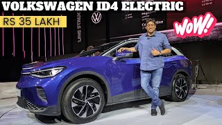 Volkswagen ID4 Electric is coming to India  Launch soon Rs 35 Lakh expected price  Walkaround [upl. by Arimay]