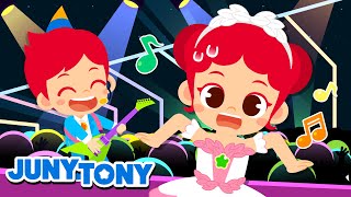 Ballerina amp Ballerino 🩰💖  Kids Ballet Song   More  Dance Song for Kids  JunyTony [upl. by Colb]