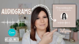 💟 APRENDE a crear AUDIOGRAMS para tu cuenta de INSTAGRAM💟 Paso a paso [upl. by Ahusoj]