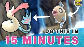 Where to get a Feebas and How to Evolve into Milotic ► Pokemon Brilliant Diamond  BDSP [upl. by Osmo]