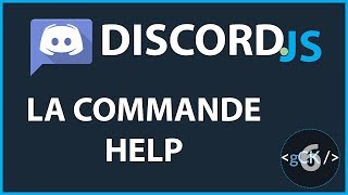 6 Création de la commande help  Développement Discord Bot 2019 [upl. by Olethea]