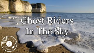 Ghost Riders In The Sky w Lyrics  Johnny Cash Version [upl. by Mandi]