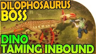 DILOPHOSAURUS BOSS  ORNITHOLESTES DINO TAMING INBOUND Last Day on Earth Jurassic Survival Gameplay [upl. by Bambie]