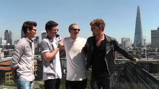 Rixton’s Jake Roche “Lewi tried to steal my girlfriend” Interview  Official Charts [upl. by Ykroc]