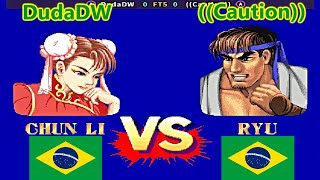 Street Fighter II Champion Edition  DudaDW vs Caution FT5 [upl. by Amero]