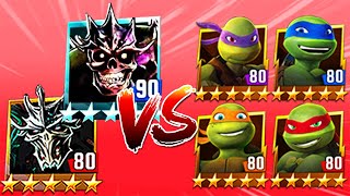 TMNT Legends Ninja Turtles Nick VS Undead Shredder Boss Super Shredder [upl. by Kcirdde]