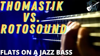 ThomastikInfeld VS Rotosound  Flats on a Jazz Bass [upl. by Ignacius]