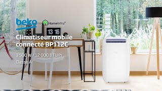 Beko  Climatiseur mobile connecté froid seul BP112C [upl. by Schmitz]