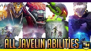 Anthem  All 4 Javelin Abilities Intrinsic Offensive amp Support [upl. by Eta]