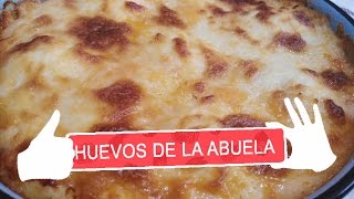 HUEVOS DE LA ABUELA receta fácil económica y riquísima [upl. by Mir]