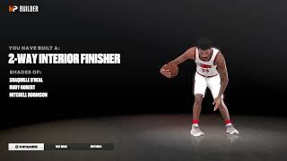 NBA 2K23  PRIME KAREEM ABDULJABBAR BUILD CREATION  2 WAY INTERIOR FINISHER  54 BADGE UPGRADES [upl. by Aliekahs165]