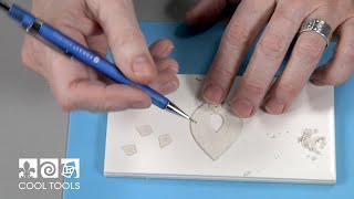 Tab Setting for NonFireable Stones with EZ960® Sterling Silver Clay by Cindy Pope [upl. by Ahsyt]