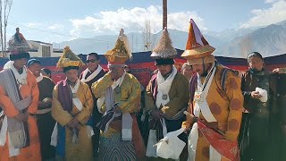 Acho thinles with achay lamo nubra  bakston ceremony [upl. by Roswald]