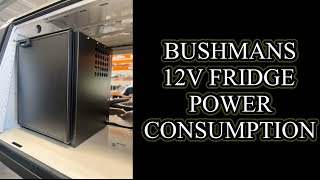 NEW BUSHMAN 12 VOLT FRIDGE POWER USAGE OR OLD WAECO WHICH ONE IS BETTER [upl. by Jarvey192]