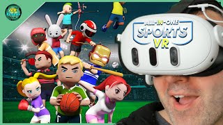 Wii Sports in VR kind of All In One Sports for Meta Quest 3  Review [upl. by Ennej]