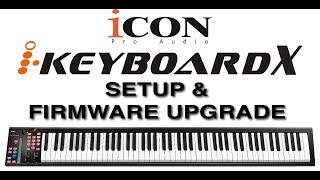 Icon iKeyboard X Firmware Upgrade and Setup Tutorial  YouTube [upl. by Ahsinyt]