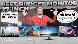 Starting Rs 8920 🔥 Best Budget Monitor 27 Inches [upl. by Ecydnarb665]