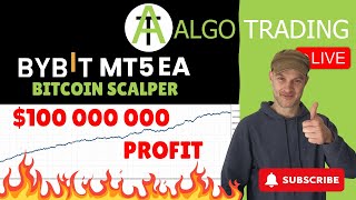 BYBIT MT5 EA  Unbelievable BITCOIN Scalping strategy [upl. by Towers]