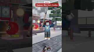 Demon Warriors Codes  Codes for Demon Warriors Roblox [upl. by Lenka199]