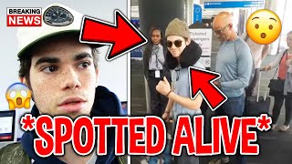 Cameron Boyce Spotted Coming Out Of HidingSTILL ALIVE [upl. by Solotsopa515]