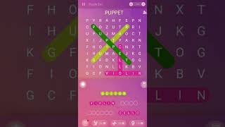 Word Search puzzle 293 known for strings puzzle puzzlegame calming relaxing shorts wordsearch [upl. by Bogie]