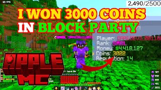 I WIN BLOCK PARTY EVENT 3K COINS [upl. by Abbey]