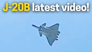 J20B has been busy Latest Chinese stealth fighter test flights in Chengdu China [upl. by Barbara]