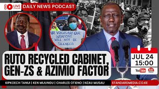 RUTO RECYCLED CABINET GENZs amp AZIMIO FACTOR [upl. by Amhsirak]