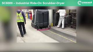 SC6000 ScrubberDryer In Action [upl. by Adelina974]