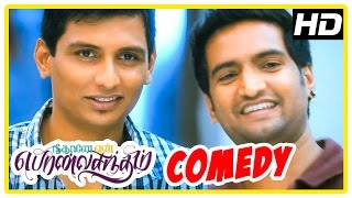 Neethaane En Ponvasantham Full Movie Comedy Scenes  NEP  Jiiva amp Santhanam Comedy scenes  Jiiva [upl. by Ellatnahc]