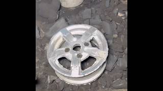 For the first time Car Alloy Rims areManufactured From Aluminum Waste in The Old Fashioned way [upl. by Seugirdor796]