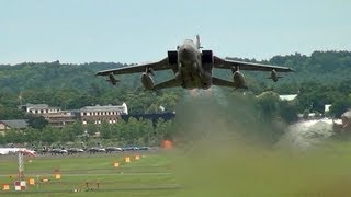 RAF Tornado Jets HeadOn Takeoff [upl. by Iruam]