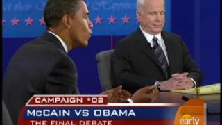 McCain amp Obamas Last Clash [upl. by Seafowl]