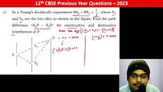 In a Youngs doubleslit experiment SS2−SS1λ4where S1 and S2 are the two slits as shown in the [upl. by Adalie465]