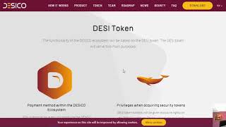 Desico Token and ICO [upl. by Harimas593]