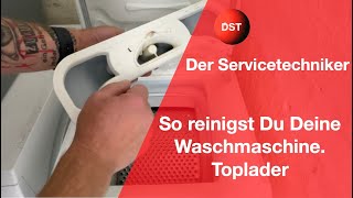 So reinigst Du deine Waschmaschine  Toplader [upl. by Inol171]