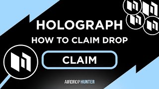 How to claim the Holograph drop holograph airdrop crypto web3 kyc bybit claim [upl. by Krisha]